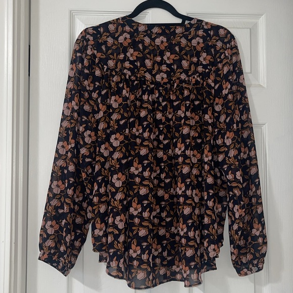 Loft floral blouse size large - Picture 5 of 5